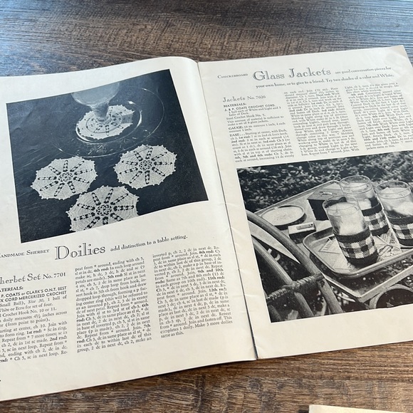 Vintage Other Vintage Crochet Pattern Book From 944 Excellent